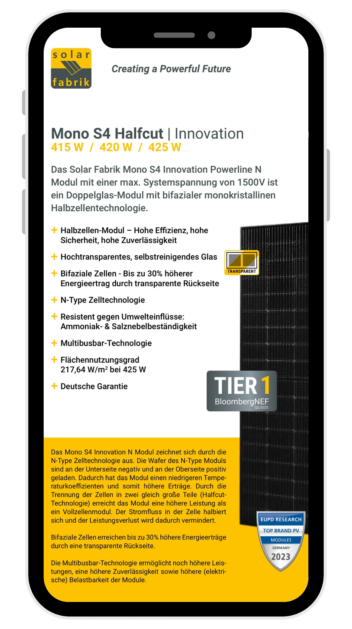 Solar Panels Infos